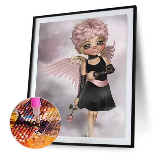 Angel Doll - Full Round Drill Diamond Painting 30*40CM