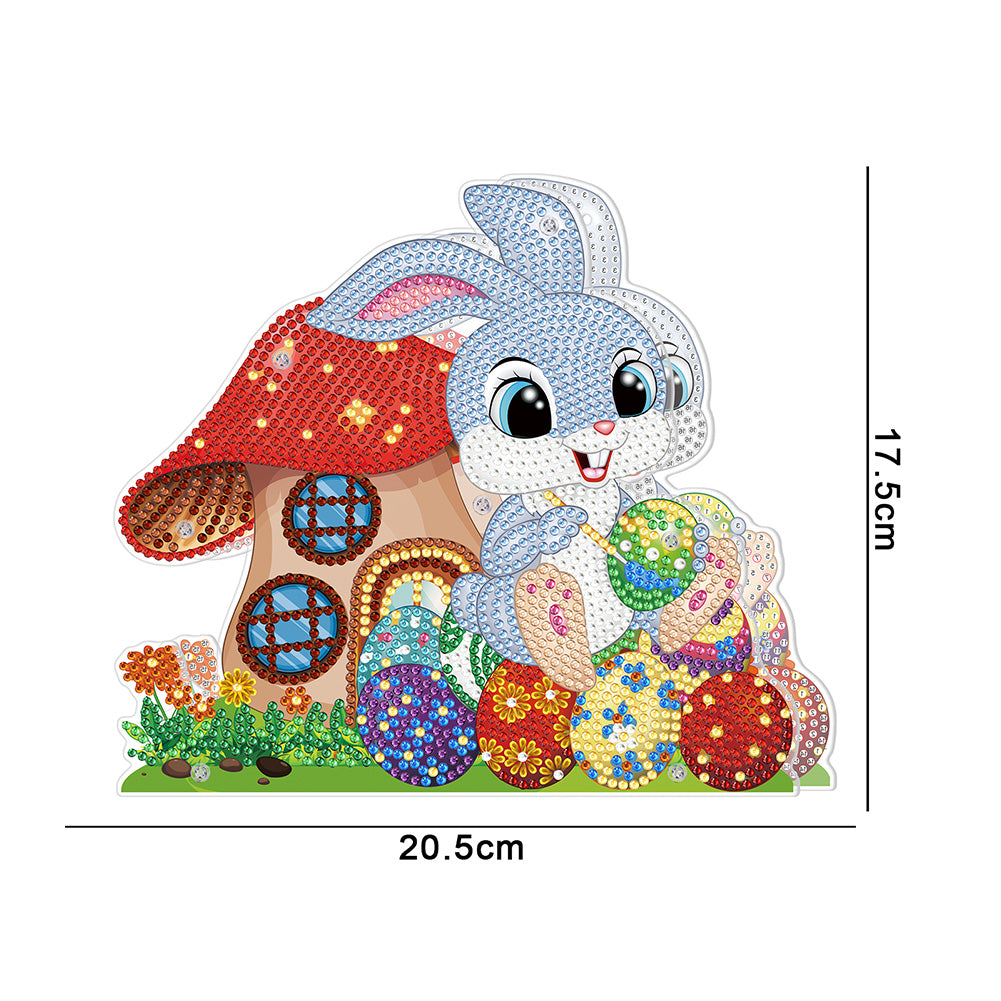 DIY Diamond Painting LED Lamp Special-shaped Crystal Drill Easter Ornament