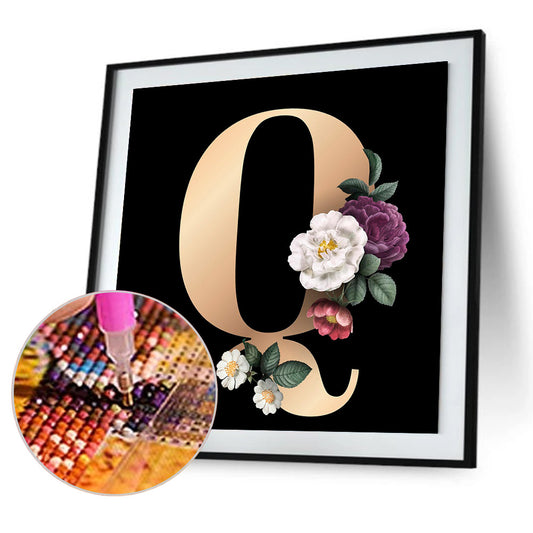 Letter - Full Round Drill Diamond Painting 30*30CM
