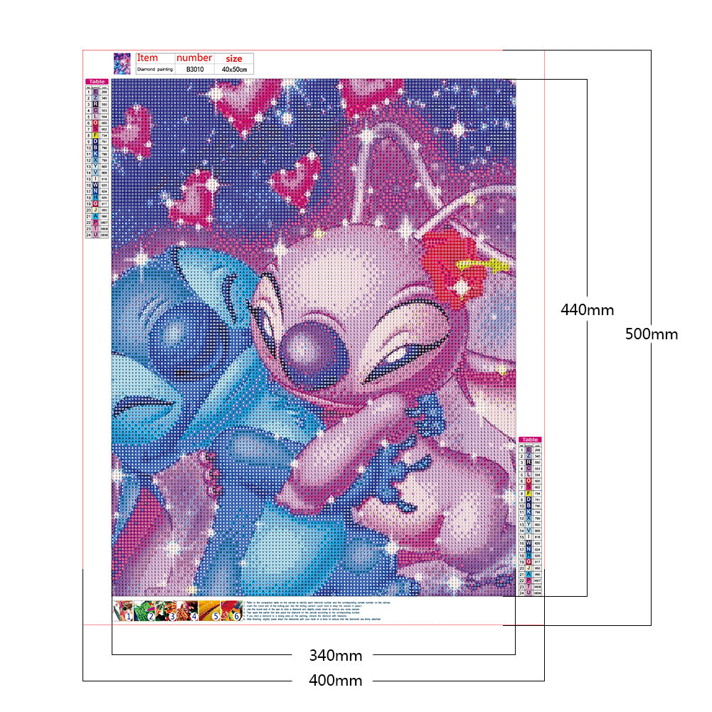 Stitch - Full Round Drill Diamond Painting 40*50CM