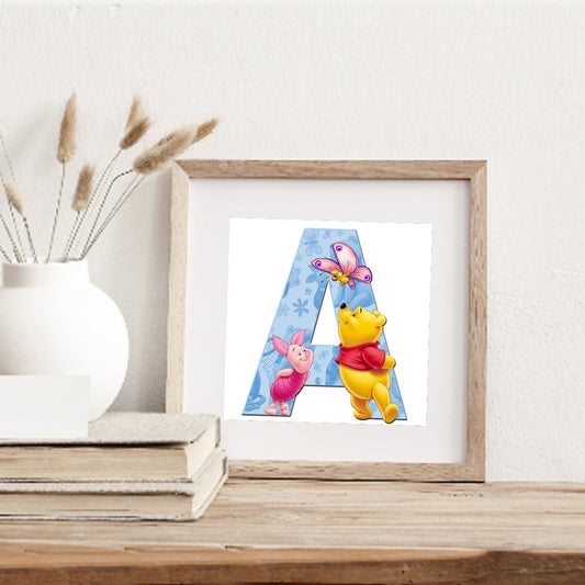 Bear Letter - Full Square Drill Diamond Painting 40*40CM