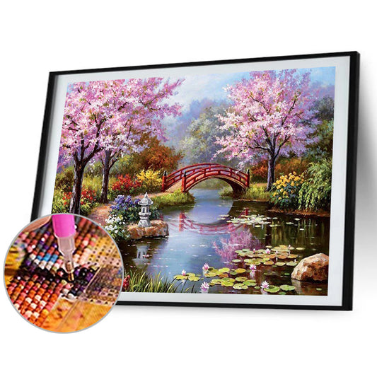 Pleasant Village - Full Square Drill Diamond Painting 40*30CM