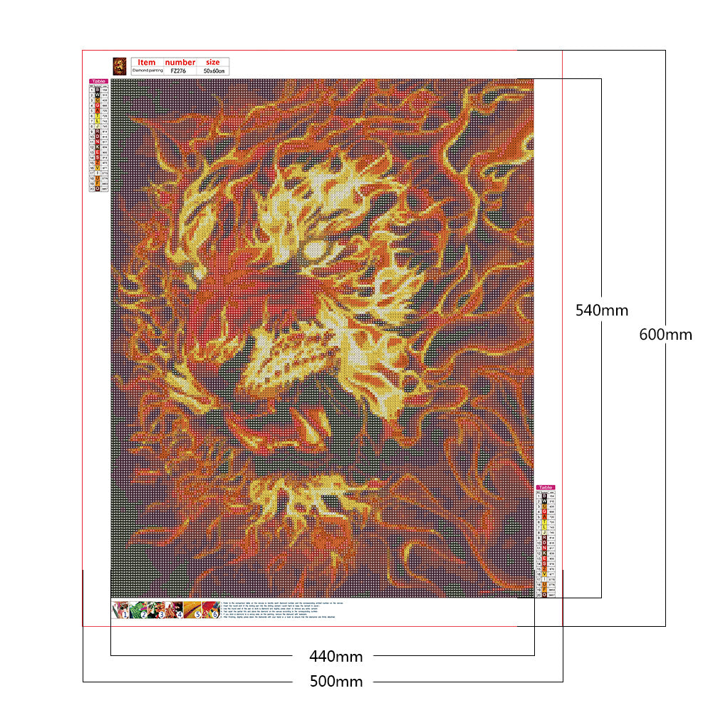 Lion - Full Square Drill Diamond Painting 50*60CM