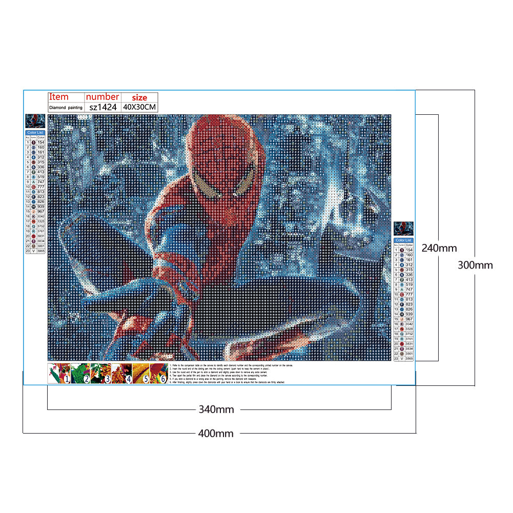 Man - Full Round Drill Diamond Painting 40*30CM