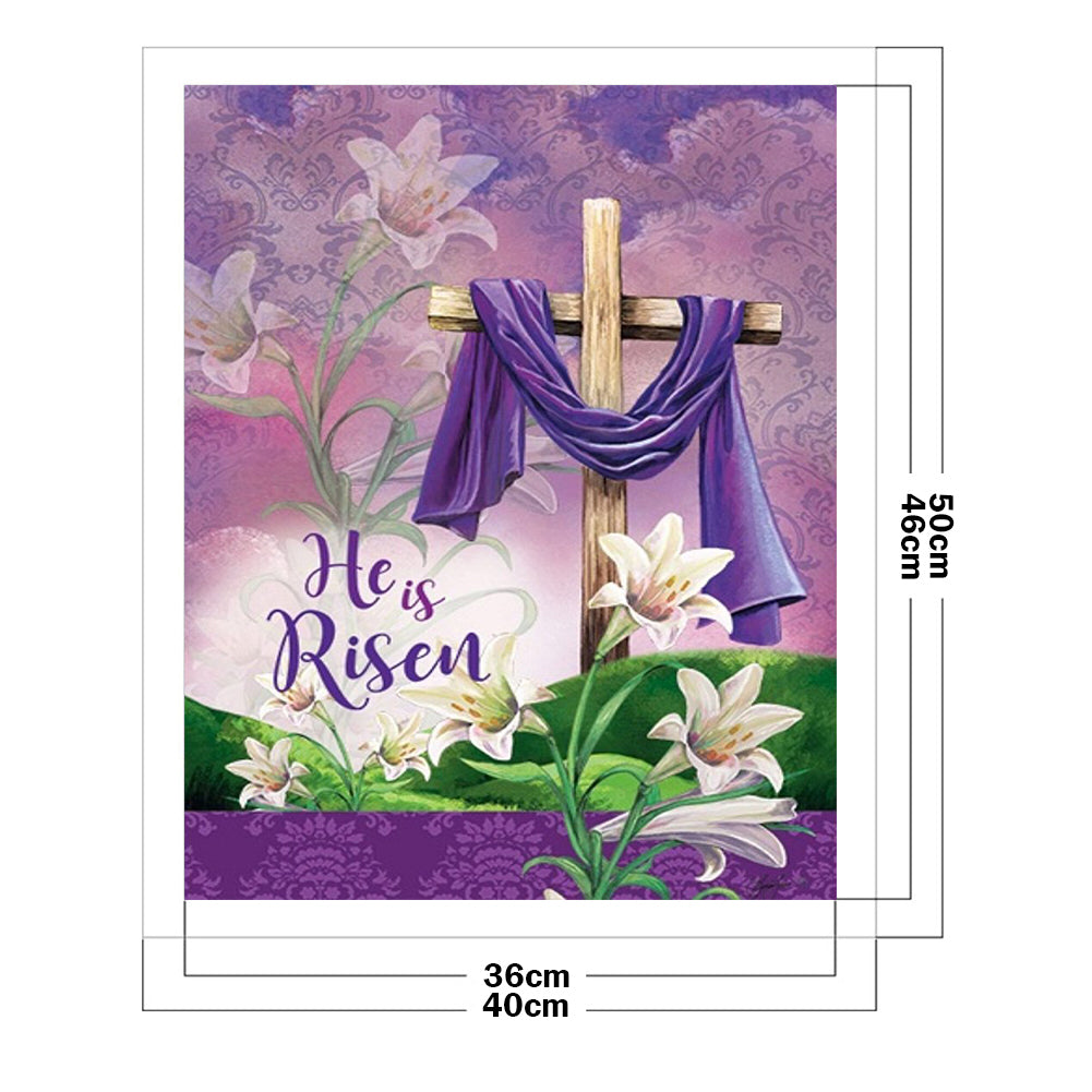 Cross - 11CT Stamped Cross Stitch 40*50CM