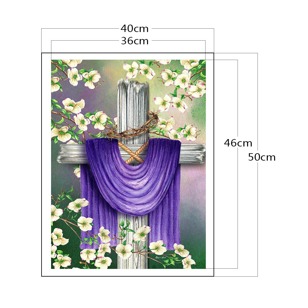 Cross - 11CT Stamped Cross Stitch 40*50CM
