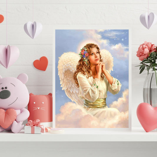 Angel - Full Round Drill Diamond Painting 30*40CM