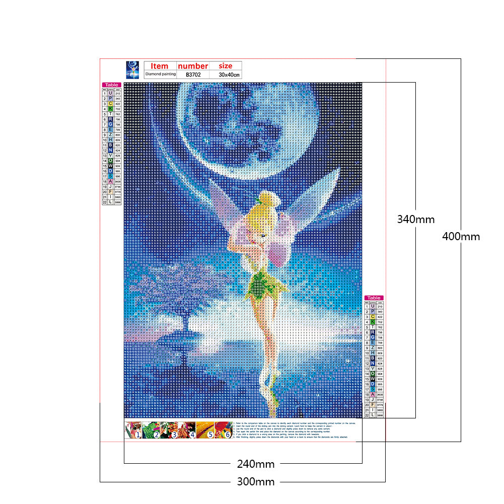 Fairy - Full Round Drill Diamond Painting 30*40CM