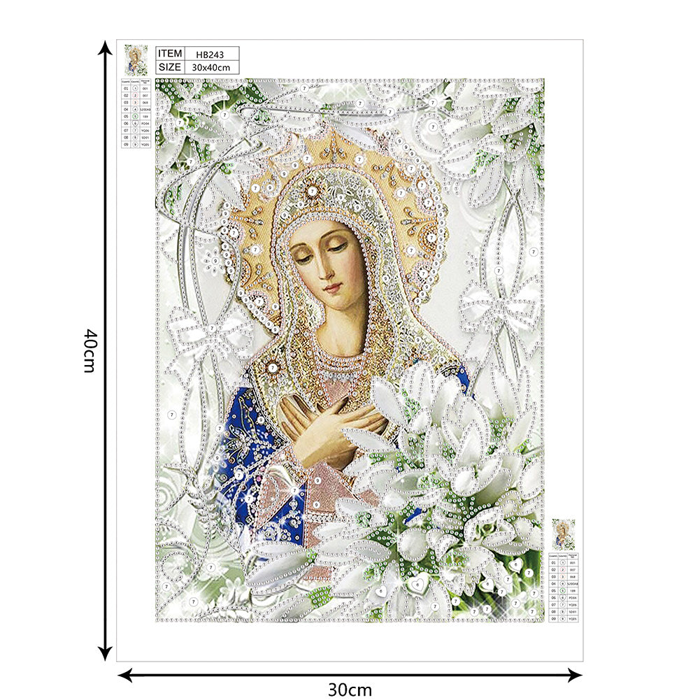 Madonna - Special Shaped Drill Diamond Paiting 30*40CM
