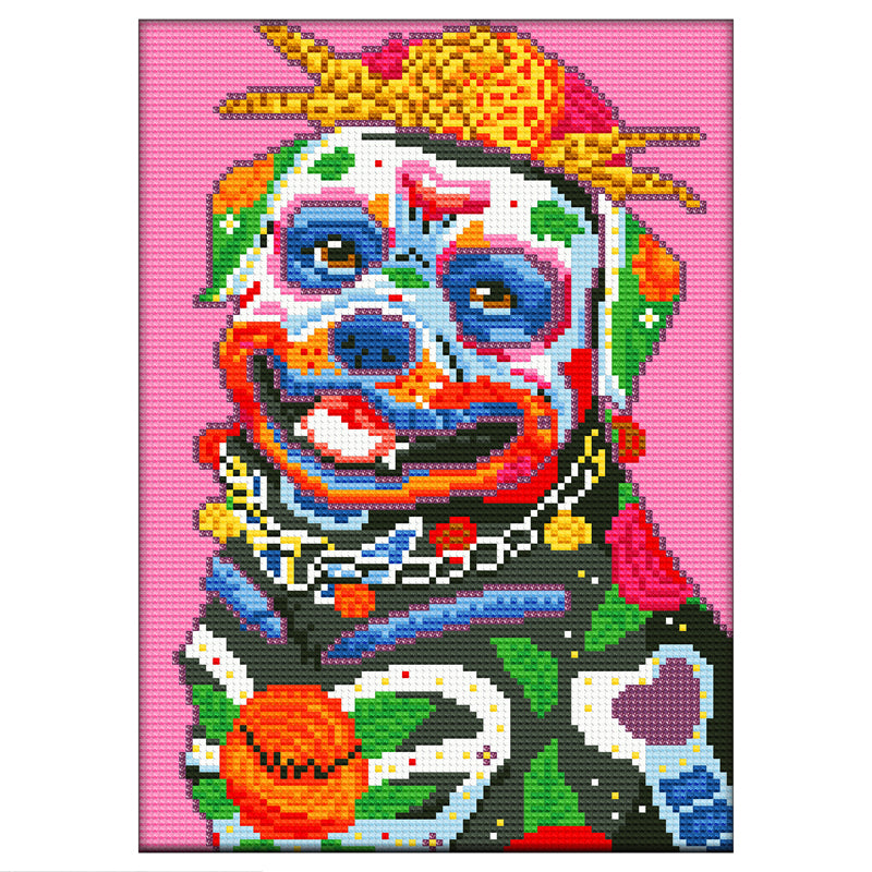 Flower Puppy - Full Round Drill Diamond Painting 30*40CM