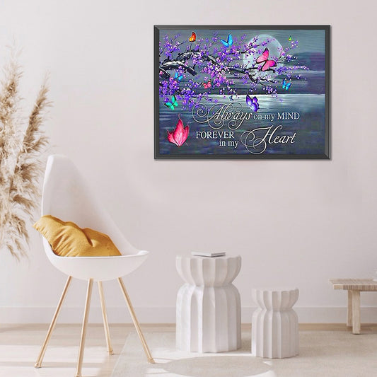 English Scenery Under The Moon - Full Round Drill Diamond Painting 50*40CM
