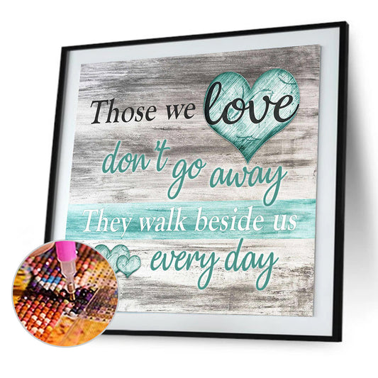 Word - Full Round Drill Diamond Painting 40*40CM