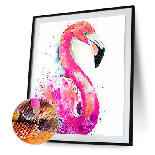 Flamingo 30*40CM(Canvas) Full Round Drill Diamond Painting