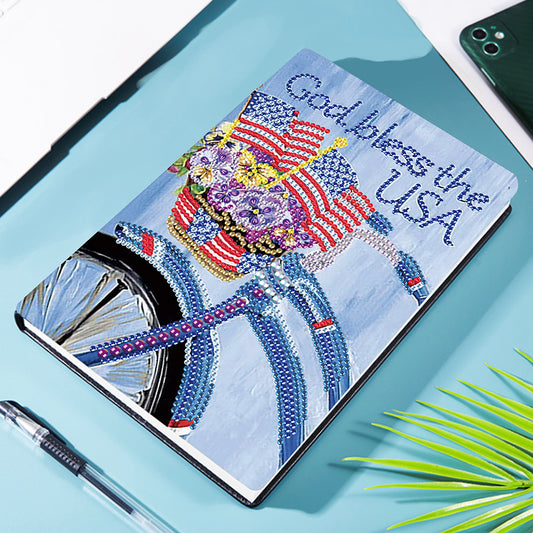 DIY Diamond Painting Notebook Special Shaped Drill A5 Diary Book 50 Pages