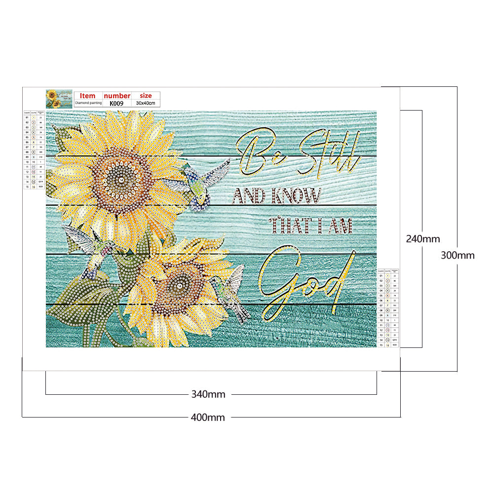 English 40*30CM(Canvas) Special Shaped Drill Diamond Paiting
