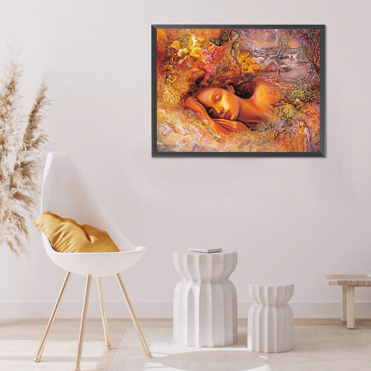 Sleeping Beauty - Full Round Drill Diamond Painting 50*40CM