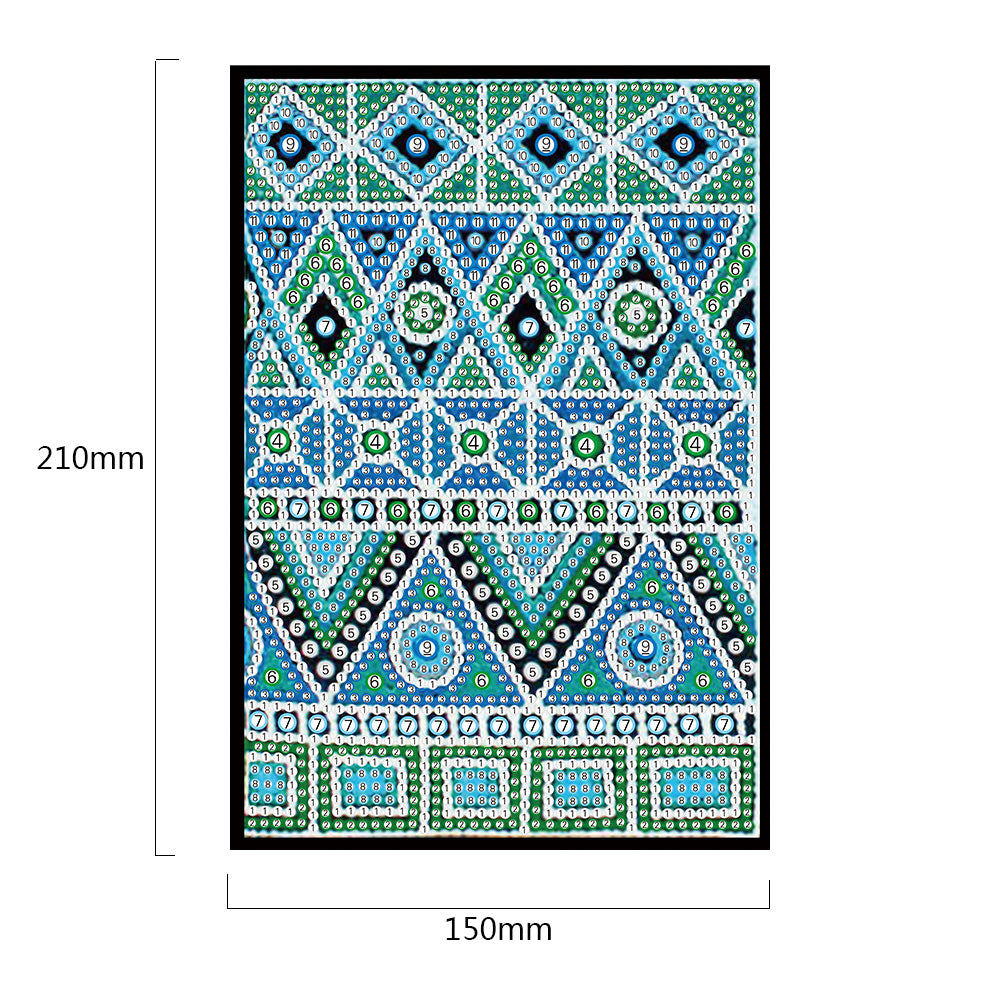 DIY Partial Special Shaped Diamond Painting 50 Pages A5 Notebook Sketchbook