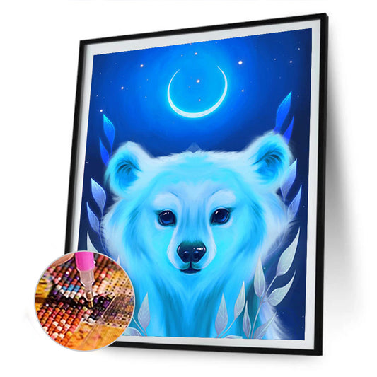 Moon Animal - Full Round Drill Diamond Painting 30*40CM