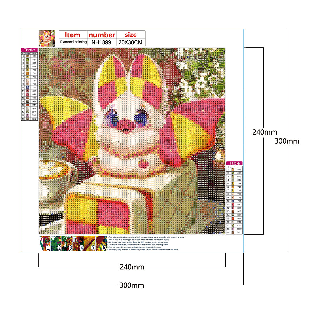 Cute Animals - Full Round Drill Diamond Painting 30*30CM