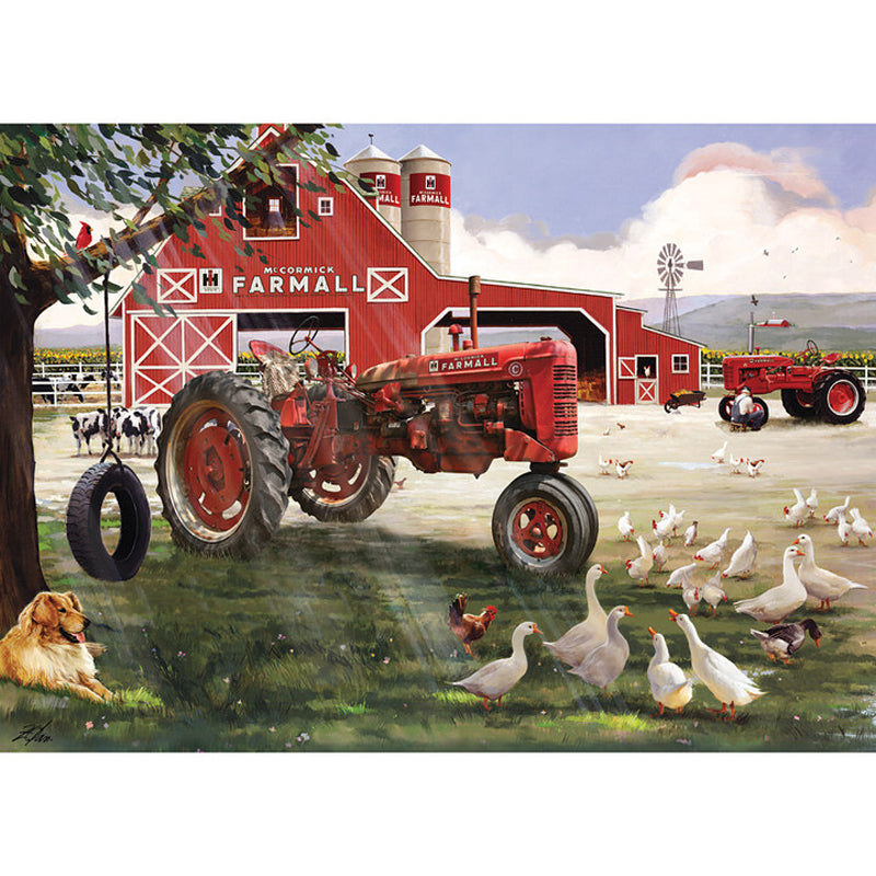 Manor Farm - Full Round Drill Diamond Painting 40*30CM