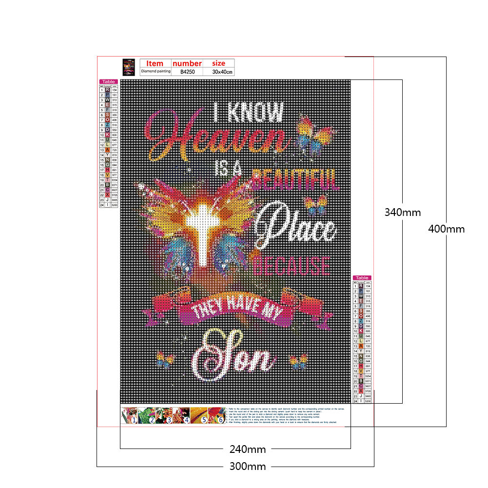 English Copy - Full Round Drill Diamond Painting 30*40CM