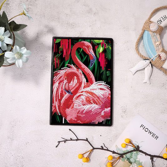 Special Shaped Diamond Painting 50 Pages A5 Notebook DIY Sketchbook Crafts
