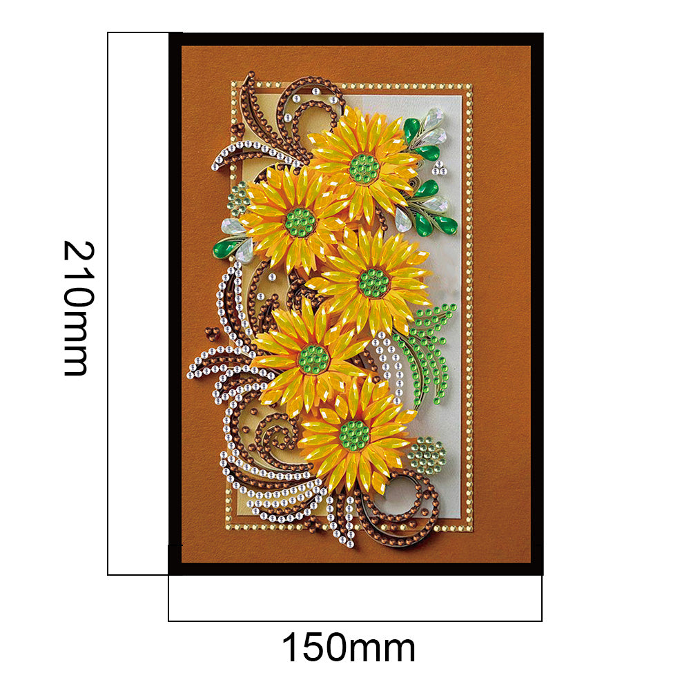 Special Shaped Diamond Painting 50 Pages A5 Notebook DIY Sketchbook Crafts