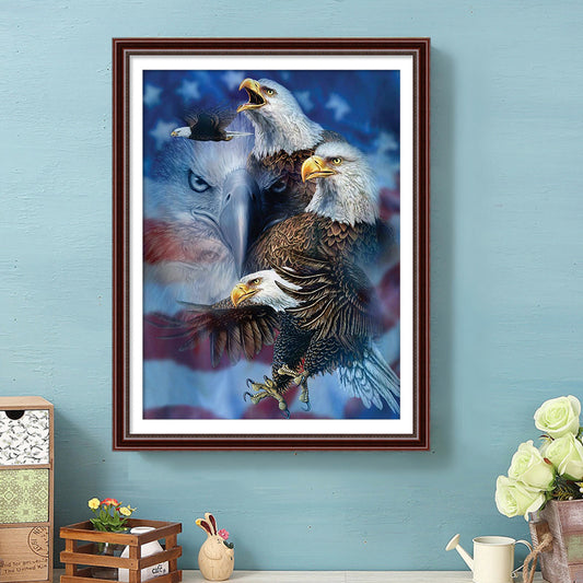 Eagle - Full Square Drill Diamond Painting 30X40CM