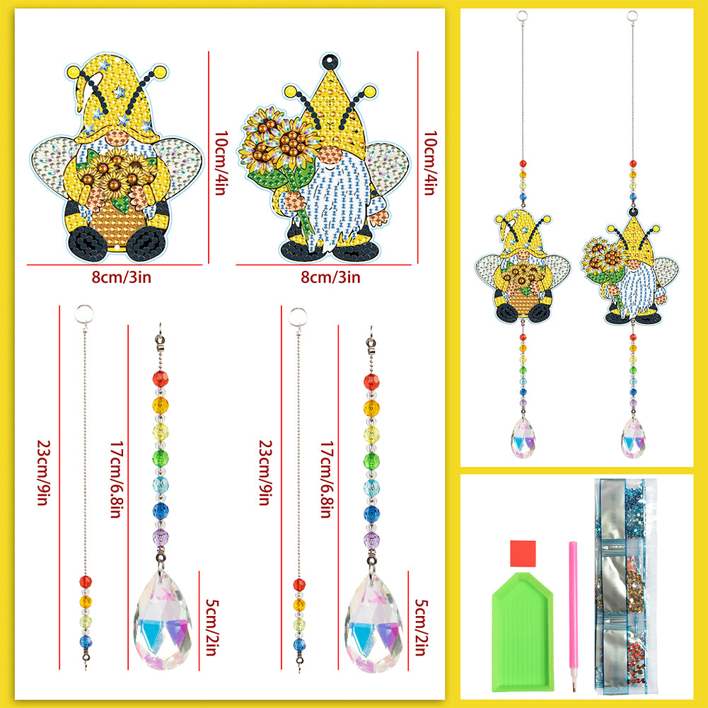 Crystal Light Catcher Diamond Painting Pendant Rainbow Chaser DIY Hanging