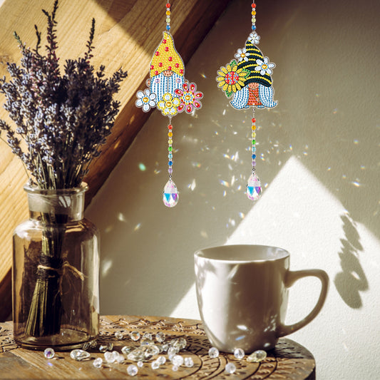 Crystal Light Catcher Diamond Painting Pendant Rainbow Chaser DIY Hanging