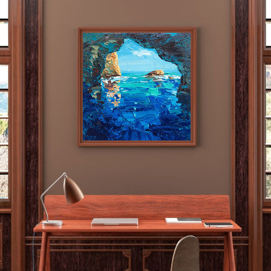 Ice Lake - Full Round Drill Diamond Painting 30*30CM