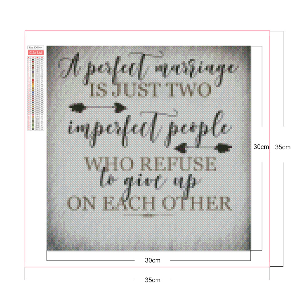 Word - Full Square Drill Diamond Painting 30*30CM