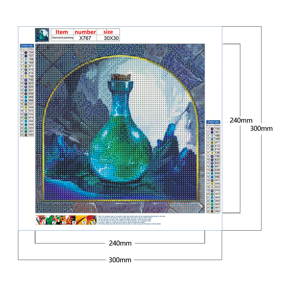 Magic Potion - Full Round Drill Diamond Painting 30*30CM