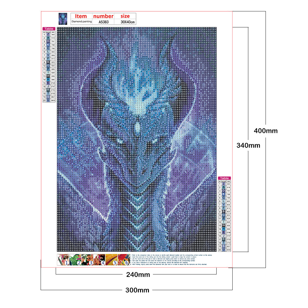 Dragon - Full Round Drill Diamond Painting 30*40CM