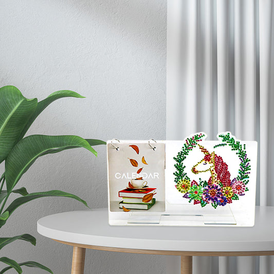 DIY Diamond Painting Desktop Paper Calendar Daily Scheduler Table Planner