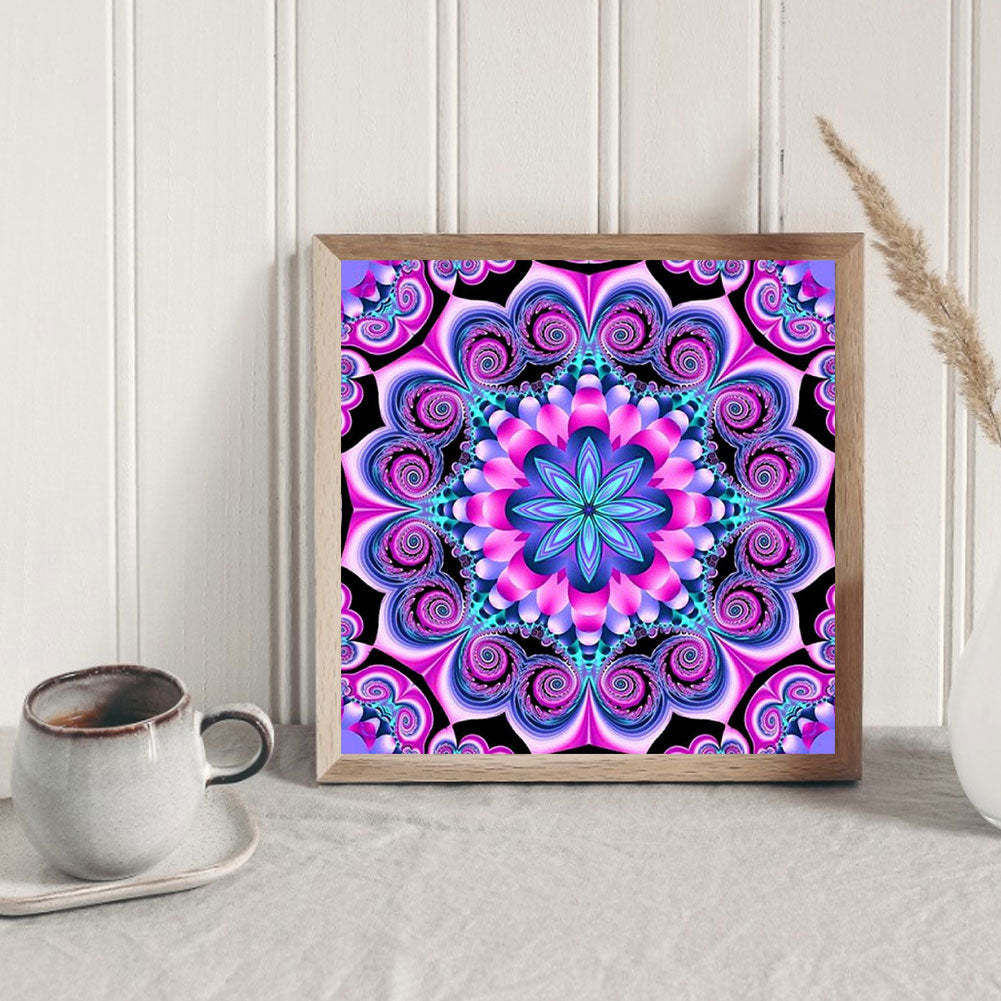 Mandala Pattern - Full Round Drill Diamond Painting 40*40CM