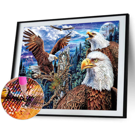 Eagle - Full Round Drill Diamond Painting 60*50CM