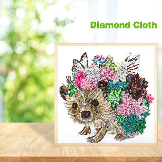 Puppy - Special Shaped Drill Diamond Paiting 30*30CM