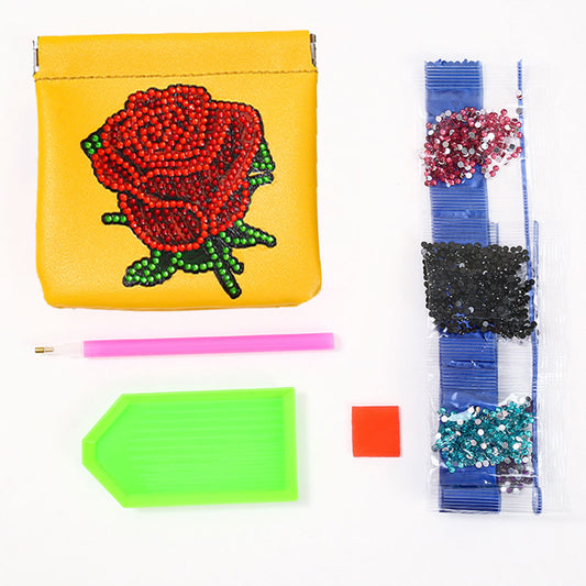 5D Diamond Painting Tote Bags DIY Rhinestone Embroidery Clutch Cosmetic Pouch