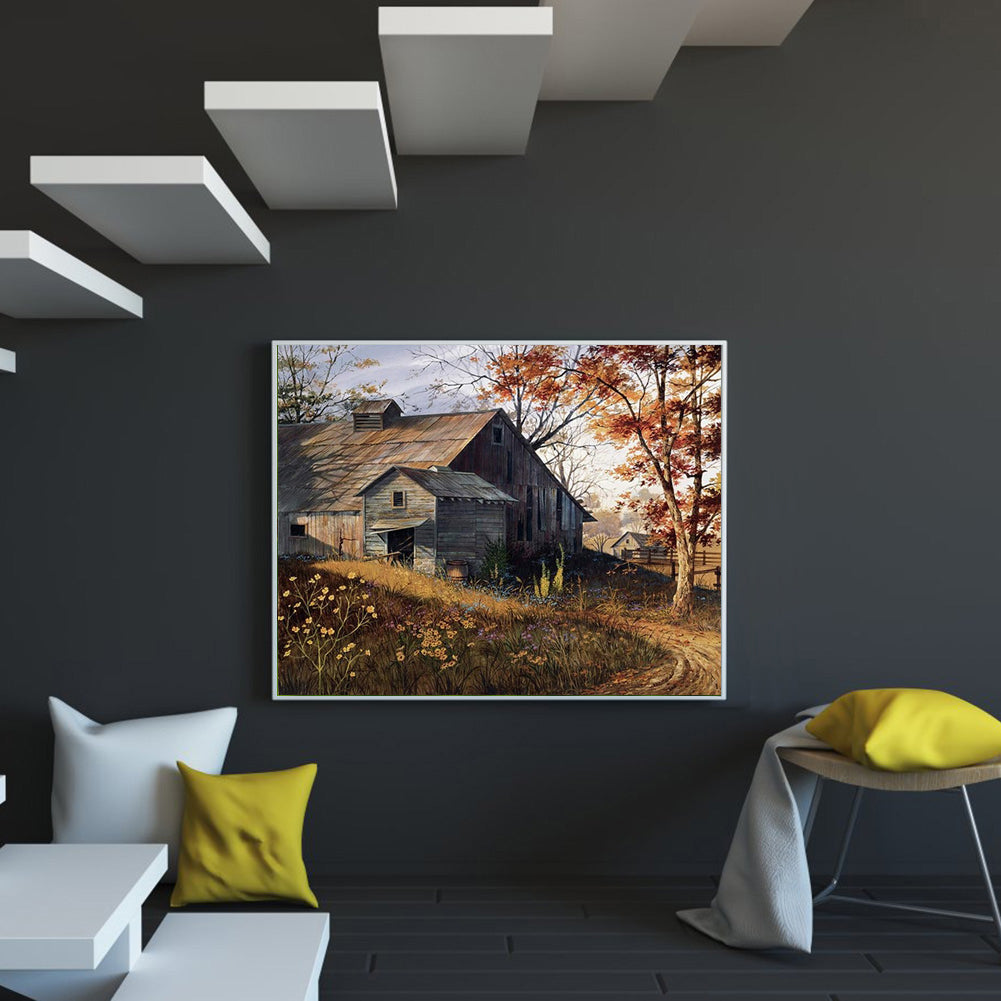 Village Chalet - Full Square Drill Diamond Painting 50*40CM