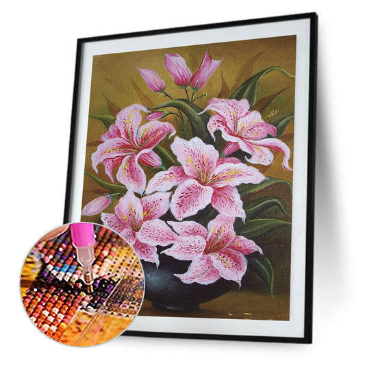 Lily - Full Round Drill Diamond Painting 30*40CM