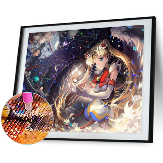 Water Ice Moon - Full Round Drill Diamond Painting 40*30CM