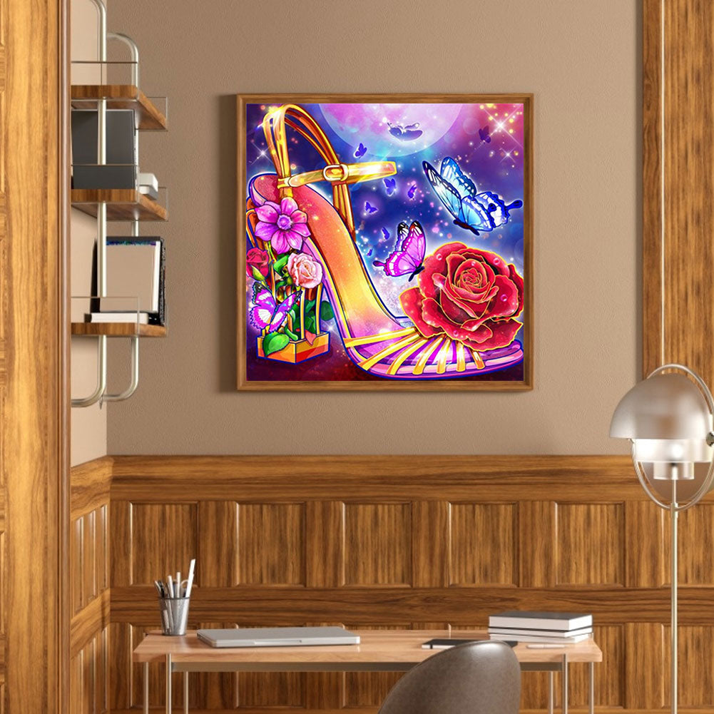 Colorful High Heels - Full Round Drill Diamond Painting 30*30CM