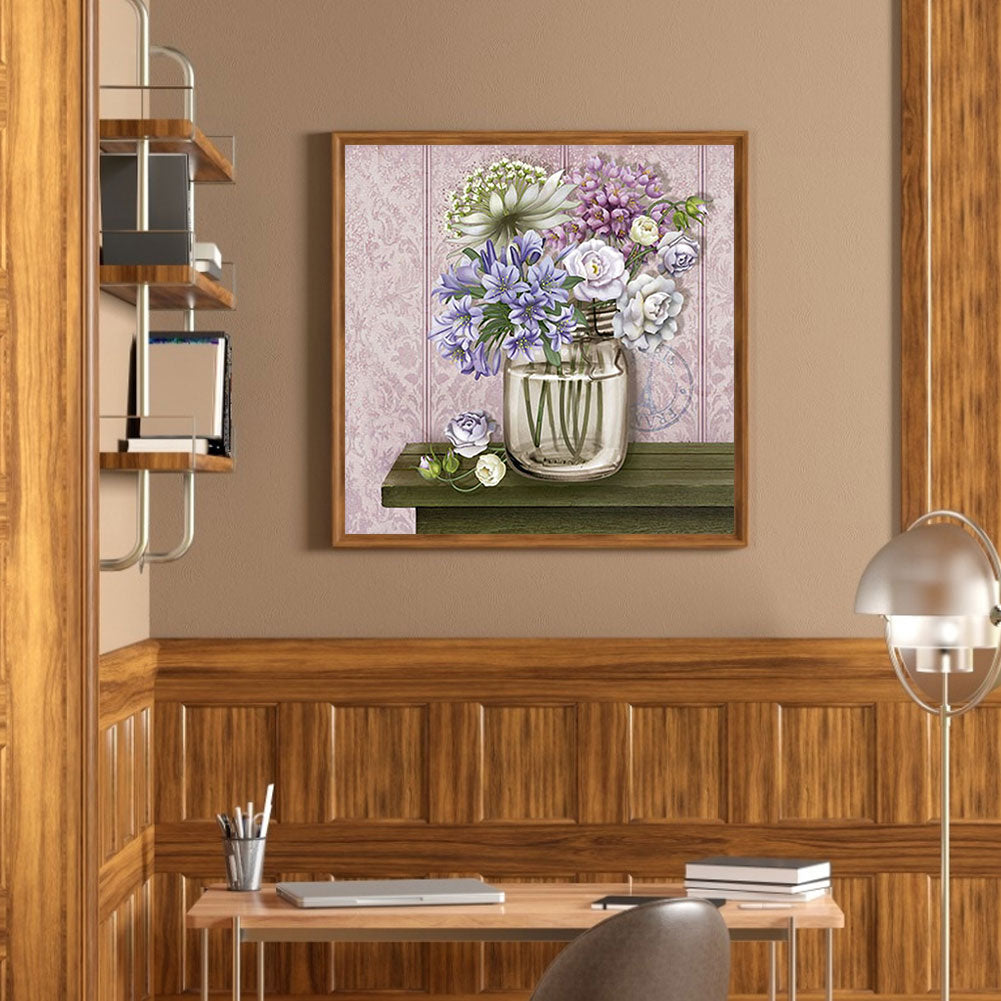 Agacia Lily Of The Valley Bouquet - Full Round Drill Diamond Painting 30*30CM