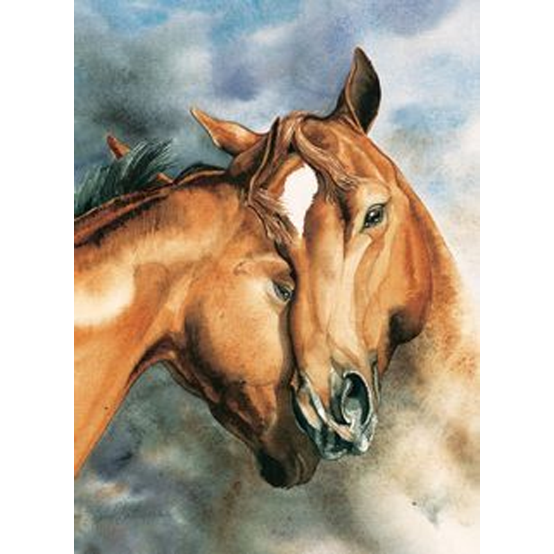 Horse 30*40CM(Canvas) Full Round Drill Diamond Painting