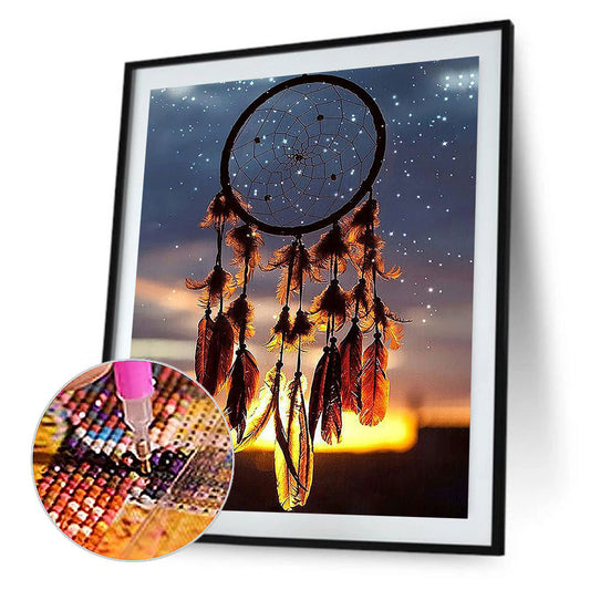 Dreamcatcher - Full Round Drill Diamond Painting 30*40CM