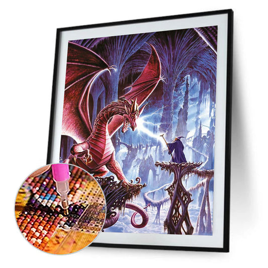 Pterosaur - Full Round Drill Diamond Painting 50*60CM
