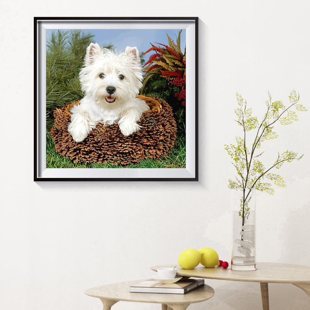 West Highland Dog - Full Square Drill Diamond Painting 40*40CM