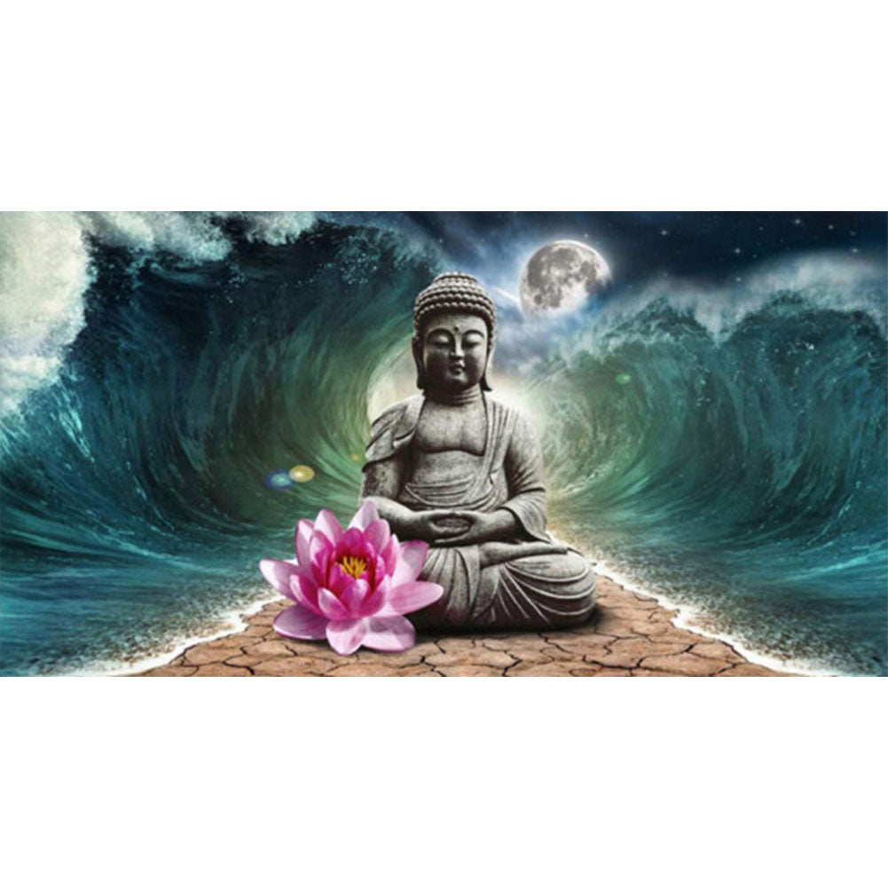 Zen Buddha Statue - Full Square Drill Diamond Painting 80*40CM