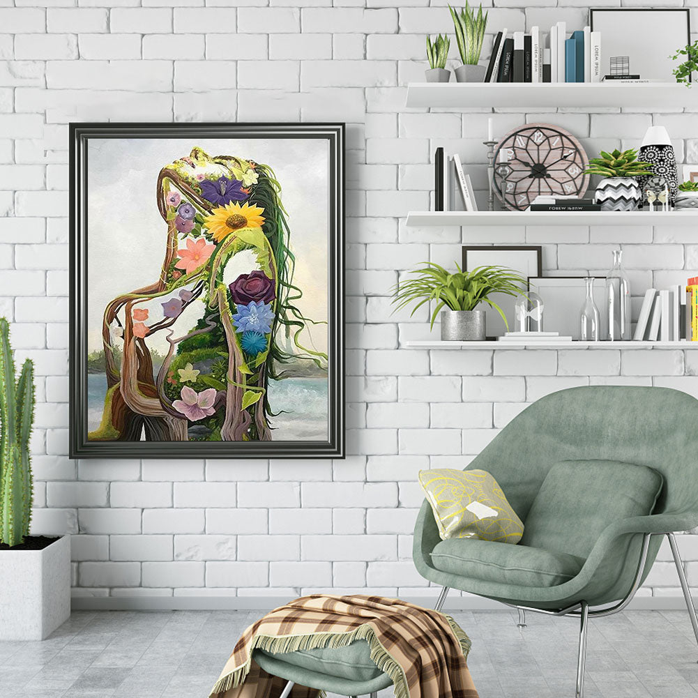 Plant Stack - Full Round Drill Diamond Painting 30*40CM